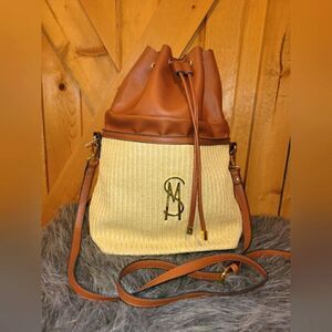 Steve Madden BMAYOR HOBO Crossbody Bag Multi TikToc Tan Shoulder Bucket Bag